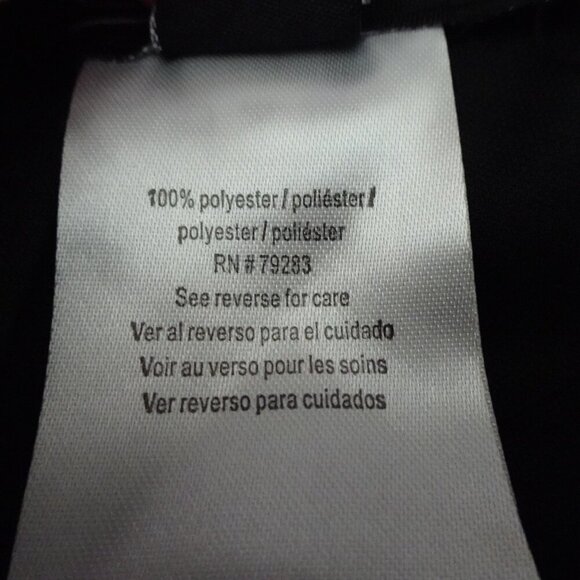 Alex Evenings Wide Leg Pants Women's Plus Size 3X Black Chiffon Dressy Flowy - Picture 10 of 11